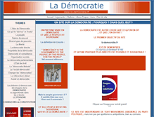 Tablet Screenshot of la-democratie.fr